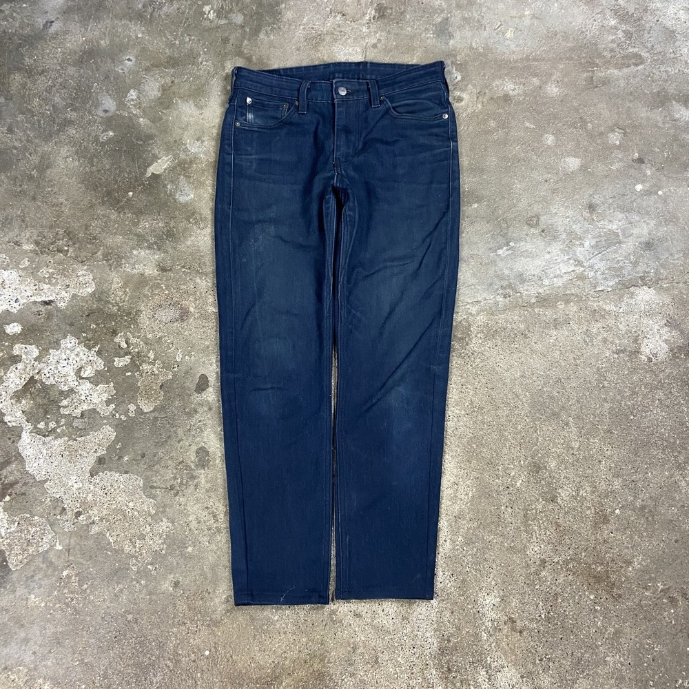 Levi's 511 Jeans Size 30x32 Navy Blue Denim Dark Wash Slim Fit Casual Wear
